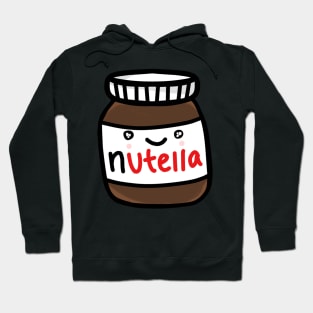 Cute jar of Nutella sticker design Hoodie